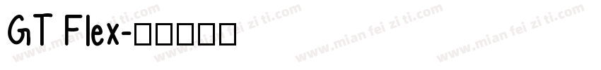 GT Flex字体转换